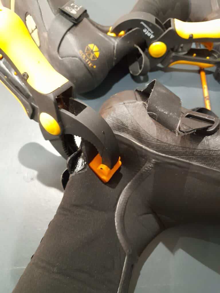 reparação de bota de surf depois