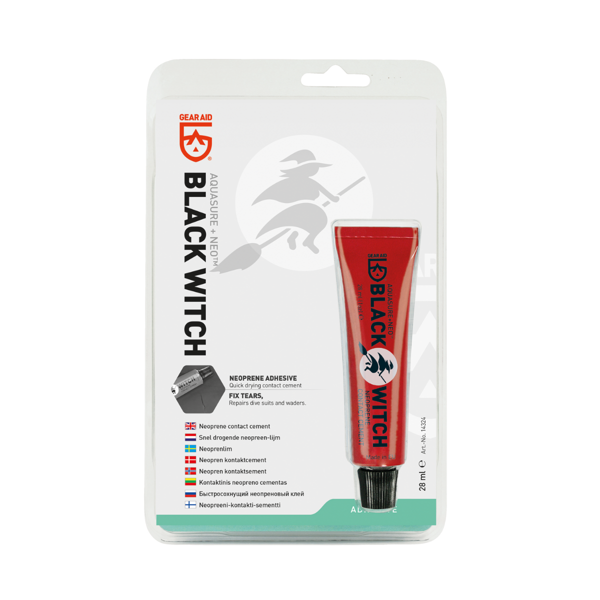 Gear Aid Black Witch – Cola Neoprene de Secagem Rápida (28g)